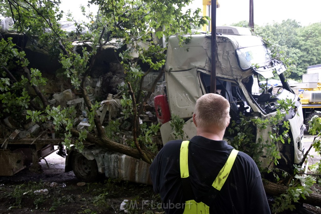 Schwerer VU A 3 Rich Oberhausen Hoehe AK Leverkusen P481.JPG - Miklos Laubert